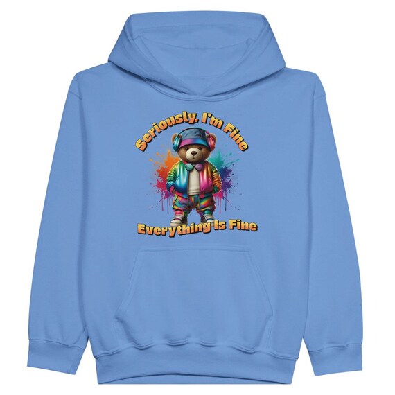Kids teddy hoody hotsell
