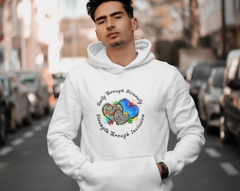 Neurodiversiteit Hoodie, omarm neurodiversiteit, autisme bewustzijn sweatshirt, bewustzijn crewneck, autisme moeder