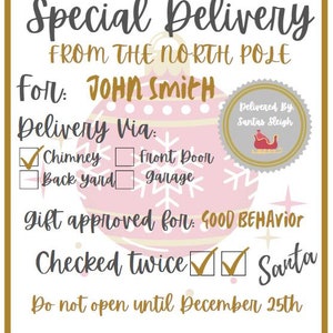 Tags de Natal personalizadas
