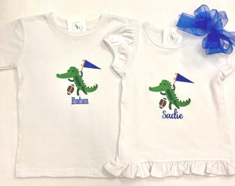 Embroidered Florida Football Shirt/Bodysuit