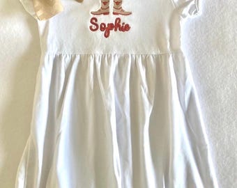 Embroidered Texas Boots Dress