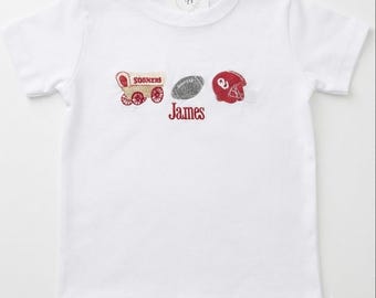 Embroidered Oklahoma Shirt/Bodysuit