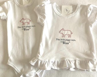 Camiseta/body bordado de Arkansas