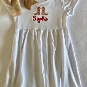 Embroidered Texas Boots Dress
