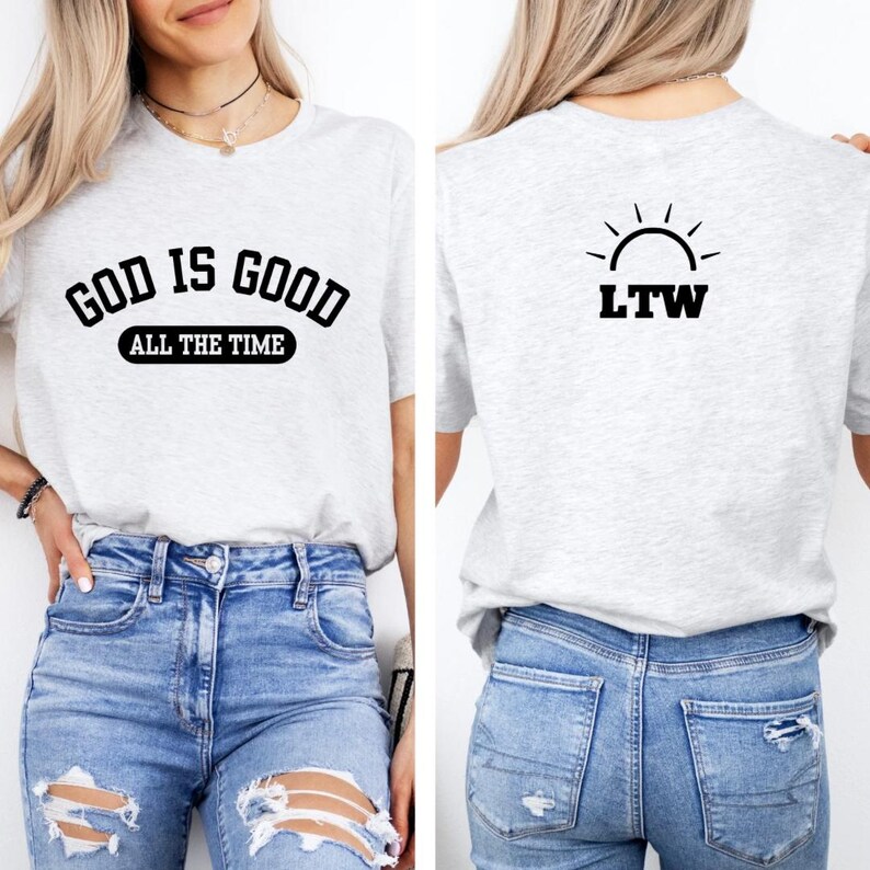 God is Good Shirt Worship Song Inspired Christian Tee for Men and Women