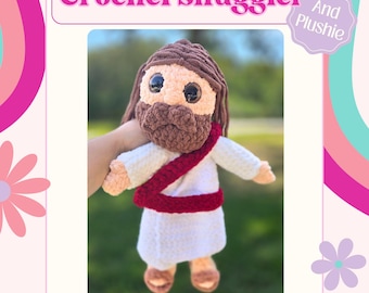 SOLO PATRÓN: Instrucciones de ganchillo para hacer un muñeco de peluche de Jesucristo - documento PDF