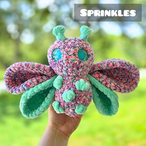 Handmade Crochet Amigurumi Ladybug Plush – Custom Colors – Cute Bug Toy – Baby Shower Gift – Kawaii Stuffed Animal – Dottie the Ladybug