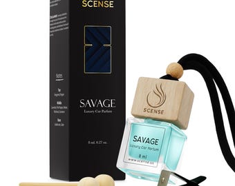 SAVAGE Car Air Freshener Diffuser | Luxury Designer Inspired Fragrance | Long Lasting Car Scent | Unique Car Gift | Premium Car Perfume