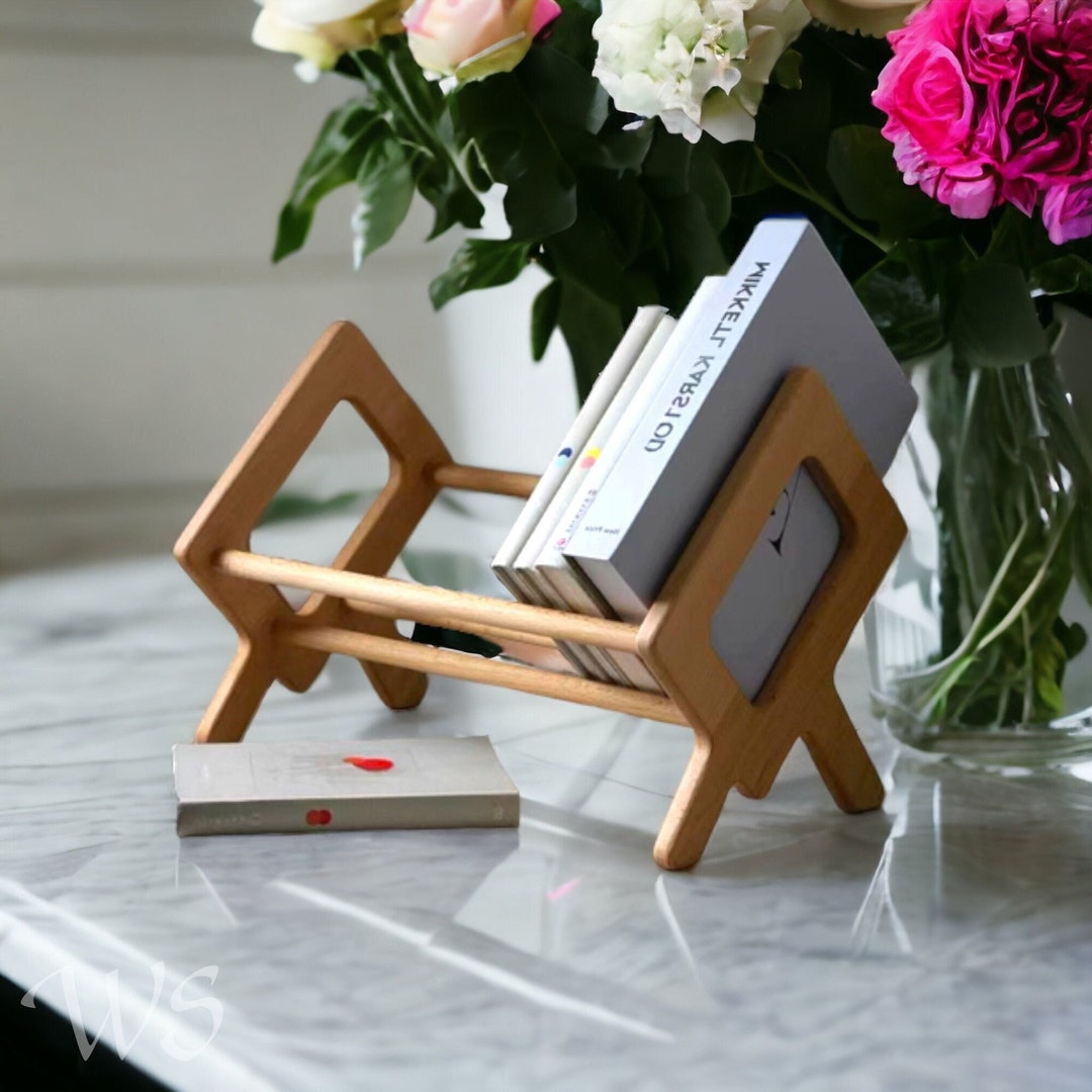 Wooden Tabletop Bookshelf Handmade Wooden Bookshelf for Etsy Canada