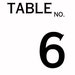 PRINTABLE TABLE NUMBERS - Digital Download - Print at Home - - Etsy