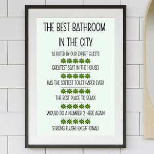 Trendy Bathroom Print Minimalist Poster College Bathroom Art Cute Quote Decor Funny Bathroom Wall Art Print Digital Download 1 Print