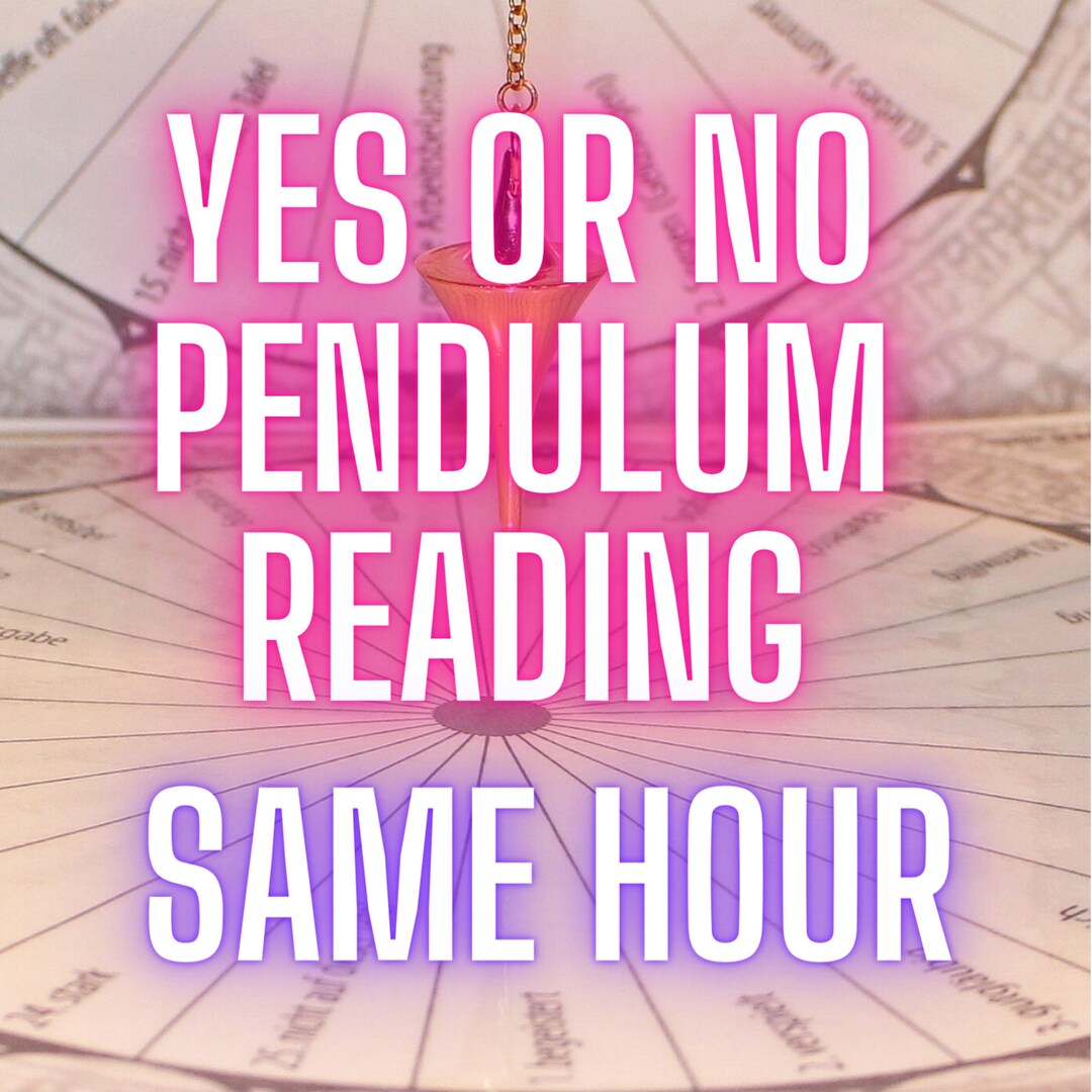 Pendulum Reading Yes or No Pendulum Reading Yesno Etsy