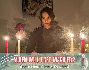 When Will I Get Married? Love Reading, Soulmate Reading, Love Tarot Fast Reading, Psychic Tarot Reading, Marriage Tarot, Marriage Advice