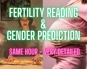 Fertility Tarot Reading ( gender prediction and timing of when to get pregnant ) Same Hour, Fast Delivery