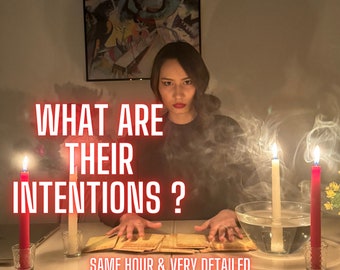 what are their intentions , Tarot Reading , Same Hour Love Tarot Reading