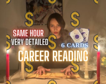 Detailed Career Tarot Reading - 6 Card Psychic Insights