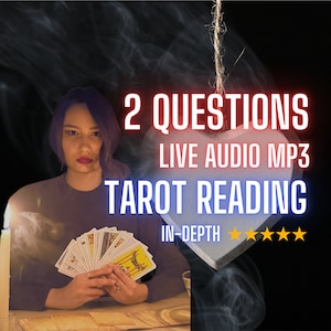Live-Tarot Legung MP3 | Beantworte 2 persönliche Fragen | Detaillierte und personalisierte Audio-Einblicke