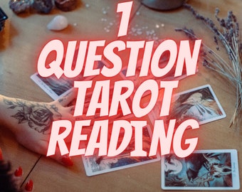 SAME HOUR! One Question Tarot Reading, Fast Reading