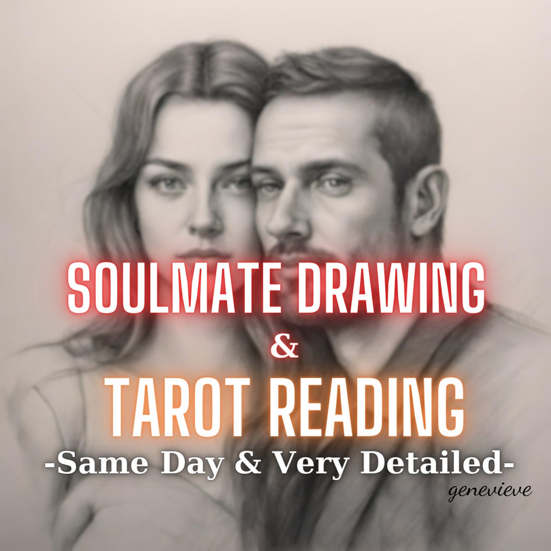 Soulmate Drawing Love Tarot Reading, Psychic Drawing, Tarot Reading