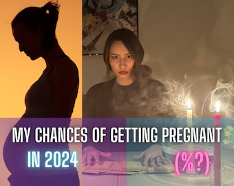 Wie hoch ist meine Chance 2024 schwanger zu werden? Fruchtbarkeits-Tarot-Lesung, Empfängnis-Lesung, schnelle Lieferung