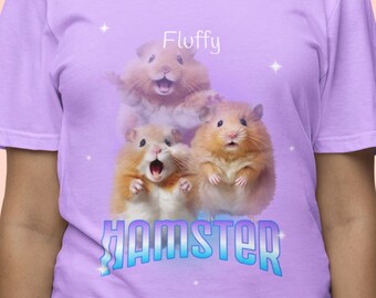 Funny HAMSTER FUNNY Unisex Garment-Dyed T-shirt