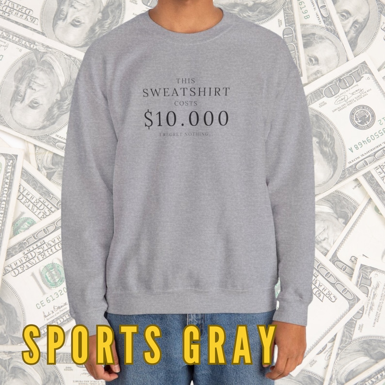 This Sweatshirt Costs 10,000 Most expensive Sweatshirt on Etsy No regrets image 4