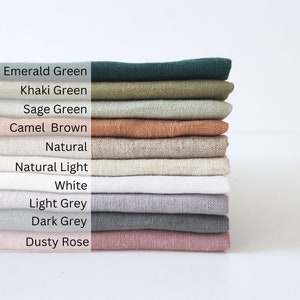 Waterproof Linen Shower Curtain With Back Tabs, Bath Curtain With Liner, Bathroom Curtain, Linen Fabric Shower Curtain, Custom Curtain Panel