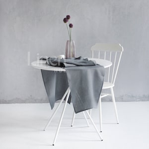 Tischläufer | Leinen Tischläufer | Natur-Tischläufer | Langer Leinenläufer | Hochzeit Tischdekoration | Wohnkultur | Tischwäsche