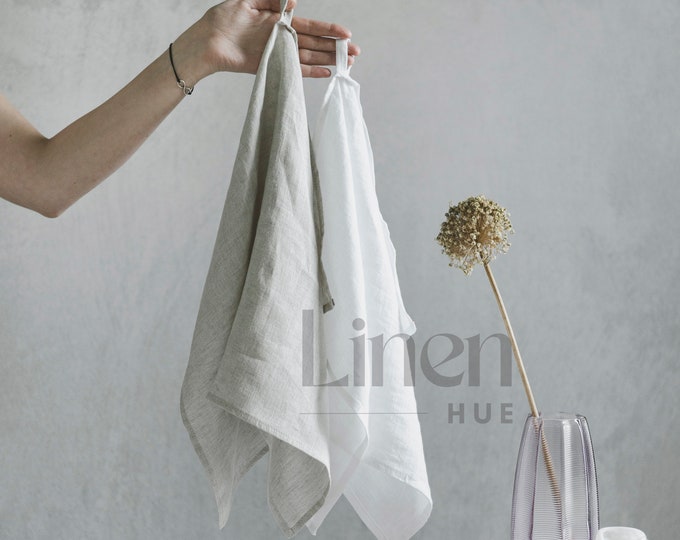 Tea Towels | Linen Kitchen Towels | Dish Towels Set | Hand Towels | Natural Linen Kitchen Towel Set | Gift For Her | Housewarming Gifts