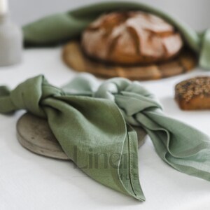 Cloth Napkins, Natural Linen Napkins, Washed Linen Table Napkins Set, Wedding Napkin Cloths, Custom Napkins, Table Setting, Gift Idea