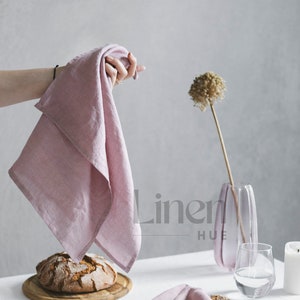 Kitchen Towels | Linen Hand Towels | Linen Tea Towels | Dish Towels Set | Natural Linen Towels | Kitchen Decor | Christmas Gift For Her