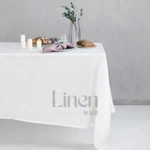 Linen Tablecloth, Linen Table Cloth, Rectangle Tablecloth, Oval Tablecloth, Custom Tablecloth, Table Cover, Dining Tablecloth, Home Decor