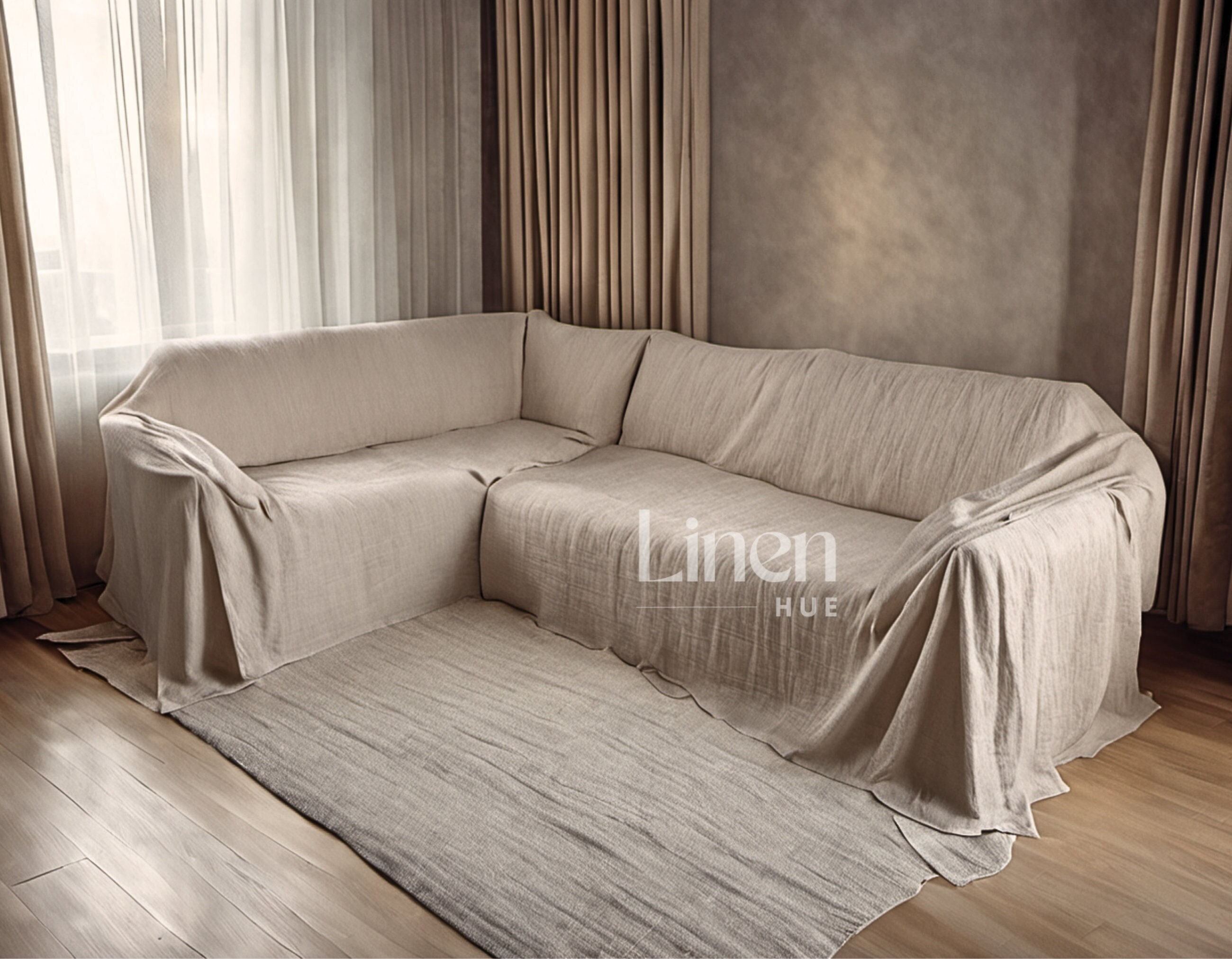 L Shaped Sofa Throw Covers-cotton Canvas Sectional Couch Cover corner Sofa  Coverlet pet Furniture Protectors Custom Sofa Cloth Nurdanceyiz 