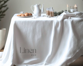 Large Linen Tablecloth, Linen Table Cloth, Extra Long Table Cloth, Stonewashed Table Linens, Linen Cloth, Dining Tablecloth, Gift Idea