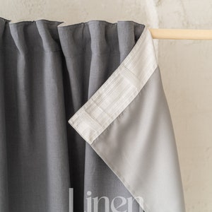 Darkening curtains, blackout curtains, linen curtains set of 2 panels, window curtains, linen drapes, black out curtains, custom curtains