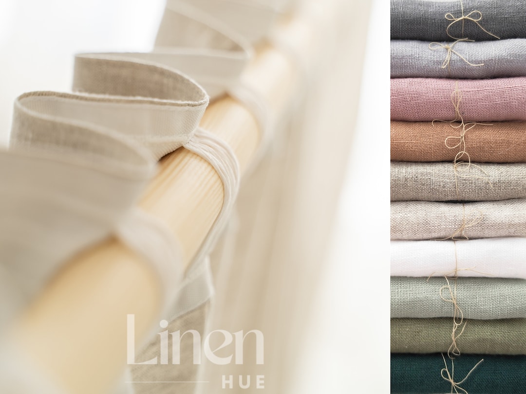 Linen Curtain Panel view 2