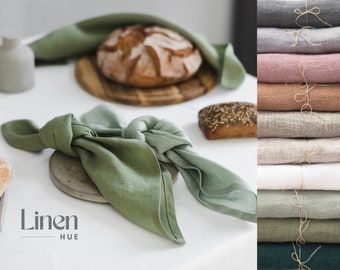 Serviettes de table - Ensemble de serviettes en lin élégant, serviettes de table, serviettes en nappe, cadeau de pendaison de crémaillère, cadeau pour maman, cadeau de Pâques