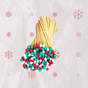 8&quot; Colored Fireplace Matches - Long Safety Matches, Refill Bundle