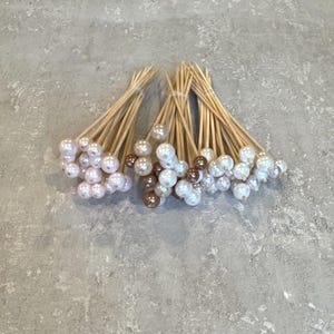 Espetos de 6"/Palitos para Aperitivos. Perfeitos para entreter, bebidas, palitos para mexer, espetinhos de frutas, tábuas de frios, etc. Vendidos em pacotes de 20.