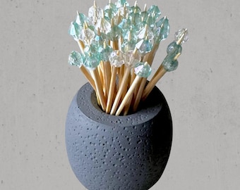 Cure-dents décoratifs pour apéritif : accessoires de fête pour planche de charcuterie - 30 pièces