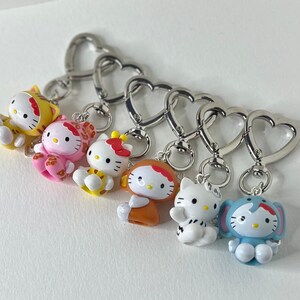 Hello Kitty Animal Cosplay Keychain | Kawaii Y2K Bag Charm