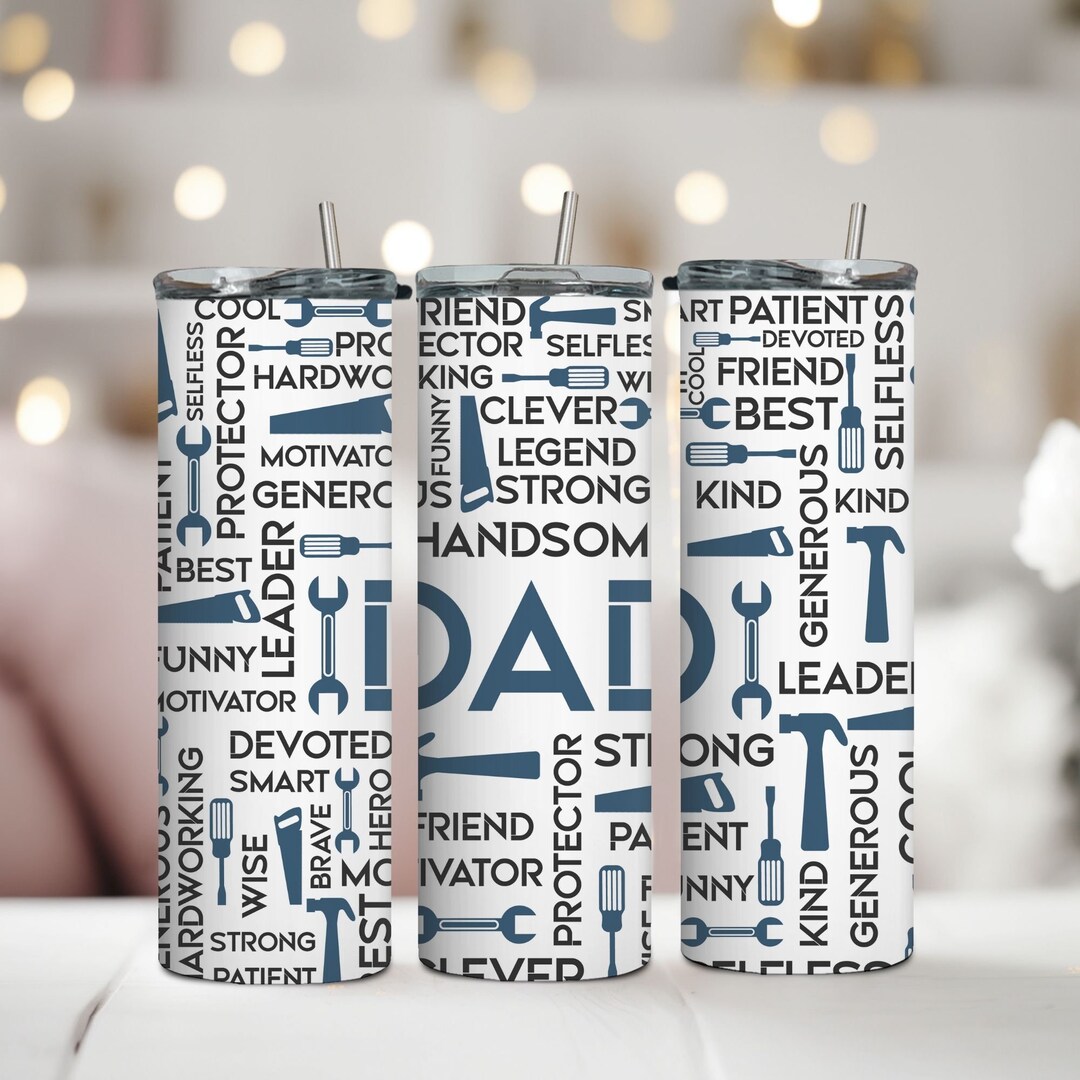Dad 20oz Tumbler Wrap, Fathers Day Tumbler, Tumbler Wrap for Men ...