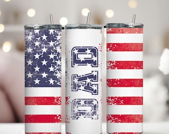 American Dad 20oz Tumbler Wrap, Dad Tumbler Wrap, Vatertagsgeschenke, Geschenke für Papa, amerikanische Flagge, Vatertagsbecher, Papa Sublimation