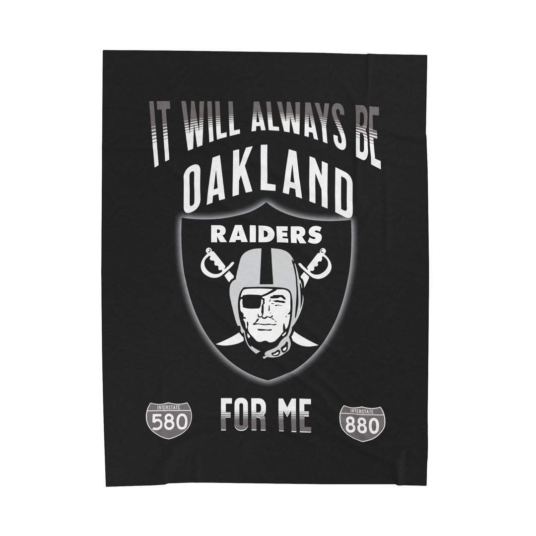 Oakland Raider Blanket Velveteen Plush Blanket Etsy