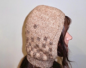 Crossword brown balaclava