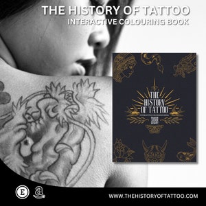 The History of Tattoo - Interactive Colouring Book (Paperback)