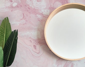 Carta da parati con texture rosa, murale con inchiostro liquido, carta da parati staccabile e attaccabile rosa tenue