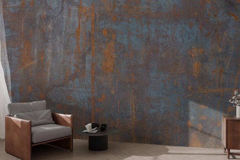 Beautiful view of Industrial Wall Mural Design With Texture