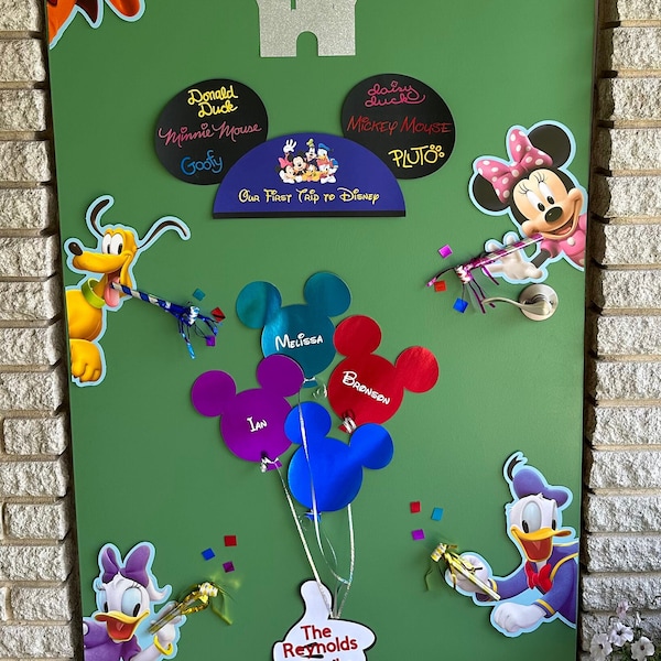 Disney Door | Disney Door Decorations | Disney Window Decorations | First Trip to Disney | Celebration | Disney Decorations | Mickey Mouse