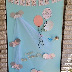 Disney Door | Disney Door Decorations | Disney Window Decorations | Bachelorette | Bride to be | Celebration | Disney Decorations